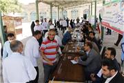 برگزاری میز شمیم خدمت و سخنرانی پیش از خطبه های نماز جمعه رییس کل دادگستری استان لرستان بمناسبت هفته قوه قضاییه
