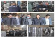 بازدید دادستان مرکز استان از شرکت صبا ظرف آسیا
