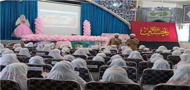 طلوع بندگی در دل کوچک‌ترین پروانه‌ها؛ جشن عبادت و بندگی دختران+تصاویر