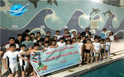 برگزاری شنا مسافت کوتاه رده سنی 7 تا 14 سال
