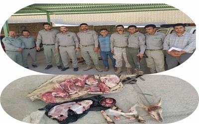 متخلفین شکارغیر مجاز بزوحشی درخرم آباد دستگیرشدند