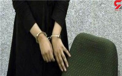 دستگیری زن سارق در خیابان مطهری خرم آباد
