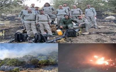 20 هکتار از مراتع منطقه حفاظت شده «اشترانکوه» دچار آتش‌سوزی شد/آتش سوزی مهار شد