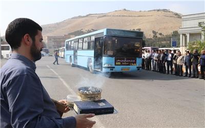 اعزام کاروان حمل و نقل عمومی خرم‌آباد به مرز مهران