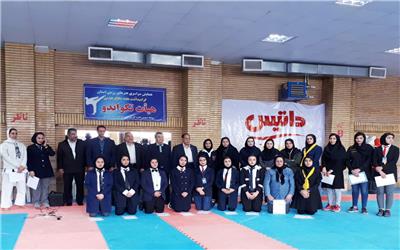 برگزاری مراسم اختتامیه لیگ سبک های آزاد کاراته بانوان استان لرستان