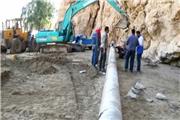 گزارش تصویری  تلاش تیم های امدادی شرکت آب و فاضلاب لرستان برای اجرای خط انتقال آب شرب شهر پلدختر