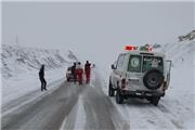 امداد رسانی به گرفتار شدگان در برف و کولاک در گردنه گاماسیاب  دلفان و شول آباد الیگودرز