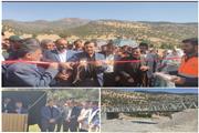 افتتاح و بهره برداری از پل خرپایی سه سوک شهرستان الیگودرز